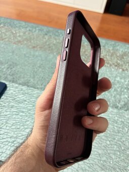 Mujjo Wallet case fullgrain leather iPhone 15 Pro Max - 4