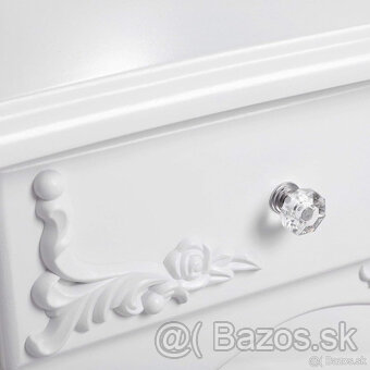 Toaletný stolík so zrkadlom a taburetkou / SONGMICS - 4