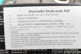 Predám slúchadlá Skullcandy Riff - 4