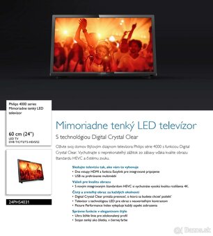 Predám LED TV Philips - 4