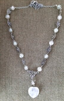 Náhrdelníky z polodrahokamov v štýle art déco -70 cm - 4