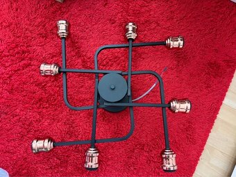 Stropne svietidlo cierne - 4