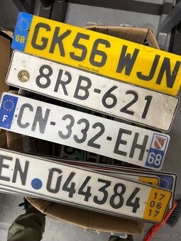 Predám rôzne SPZ z aut - 4