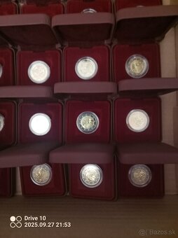 Komplet Sada Slovensko 2€ unc v krabičkach - 4