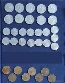 Zbierka mincí - Československo, Slovensko - upr - 4