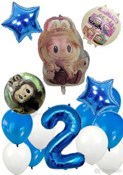 Nové veľké balóny Labubu- AŽ 15/16ks - 4