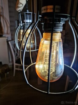 Luster Loft Garage + žiarovky Lampa Svietidlo - 4