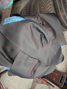 Kožené čalúnenie dverí Octavia 1 - 4