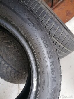 Predám zimné pneumatiky 205/55 r16h - 4