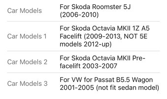 Škoda Octavia 2 Led osvetlenia ŠPZ - 4