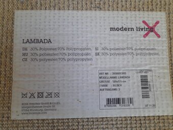 Koberec šedo-strieborný - 4