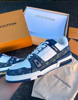 Louis Vuitton tenisky blue komplet balenie - 4