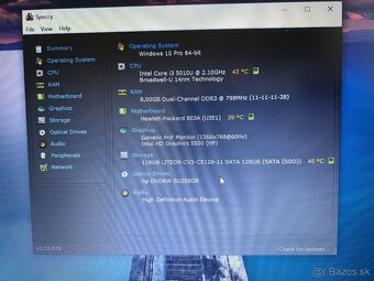 Hp 350 G2-15,6"HD/Intel i3/8gb ram/128gb SSD/Intel HD - 4