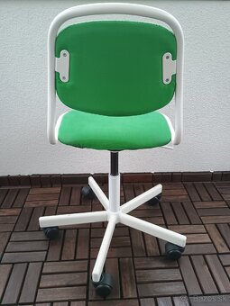 Ikea Orfjall detská stolička ZELENÁ - 4