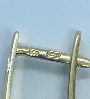 Zlaté náušnice 585/1000 - 4