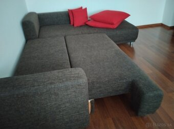 Rohový rozkladací gauč - 4