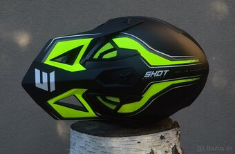 SHOT mat čierno žltá priba CARBON Kevlar 1100gr - 4