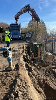 Zemné, výkopové a demolačné práce minibagrom - 4