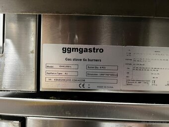 Gastro Sporák so 6 horákmi + skrinka pod sporák - 4