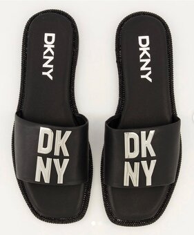 Dámske šľapky DKNY - 2 páry, veľ.39 ako nové - 4
