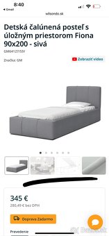 Detská posteľ Fiona s úložným priestorom - 4