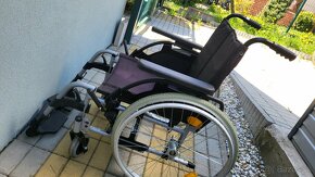 invalidny vozík 49cm odľahčený puklice - 4