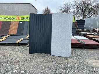 Trapézový plech s filcom T14 8019MAT,7016Mat - 4