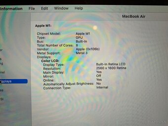 MacBook Air M1 512GB 16GB 8 Jadrová GPU - 4