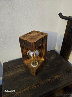 Lampa zo starých hranolov 2ks - 4