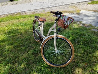 Dámsky Retro Bicykel LAVIDA Krémový 28" - 4