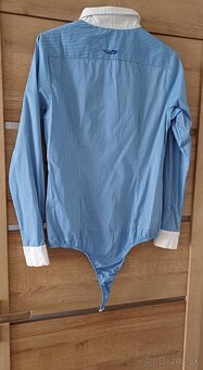 Retro jeans košeľové body M - 4