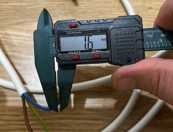 3 x Flexo šnúra PVC 3× 1,5mm2, 2,5m, biela - 4