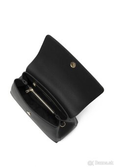 čierna kožená kabelka carlheim - nová - 4