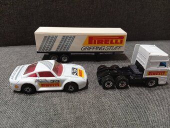 Matchbox Team Convoy TC 15, DAF, Pirelli Set - 4
