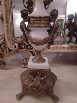 Krbové hodiny so svietnikmi - 4