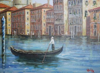 OBRAZ - Olejomaľba - Benátky - 4