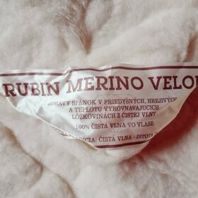 Merino rubin velour perina vankus na manzelsku postel - 4