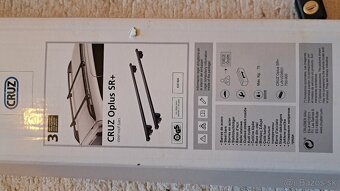 Strešný nosič cruz opus Univerzál 135cm + Zámky - 4