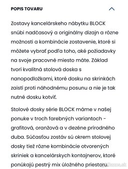 Kancelársky stôl - 4