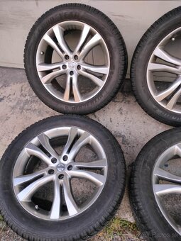 4ks alu disky orig. Nissan 5x114,3 R20 pneu 285/45 r20 - 4