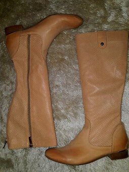 Kožené čižmy zn. Claudio Dessi v.40 - 4