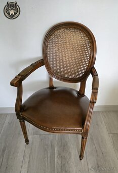 Elegantné klasicistické kreslo v štýle Ľudovíta XVI. - 4