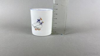 Párátnik s motívom husí, Moritz Zdekauer, modrá linka - 4