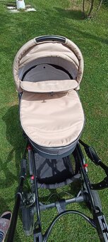 Kočík pre dvojičky/ súrodenecký kočík a vajíčka do auta - 4