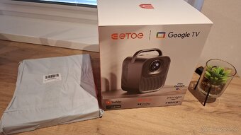 ETOE Seal Pro - Google TV Projektor + 100" projekčné plátno - 4