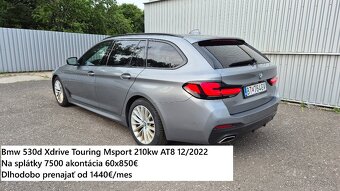 BMW PRENÁJOM / BOLT / SPLÁTKY BEZ REGISTROV EXEKÚCIÍ - 4