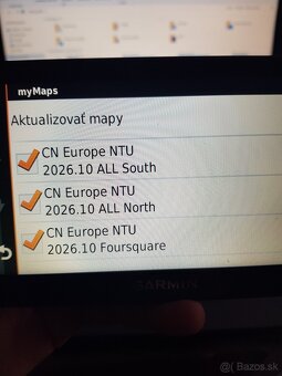 Garmin aktualizácie máp 2025.20/2026.10 / 2026.20 a radarov. - 4