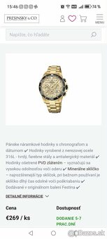 Pánske hodinky Festina F20364/1 - 4