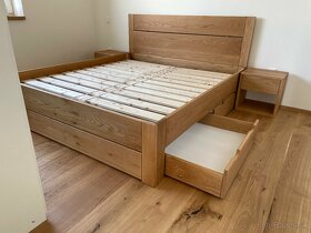 Dubová posteľ 180x200cm - 4