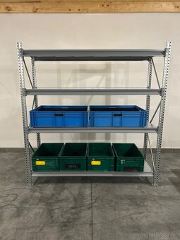 Policovy regál pozinkovaný, priemyselný - 4